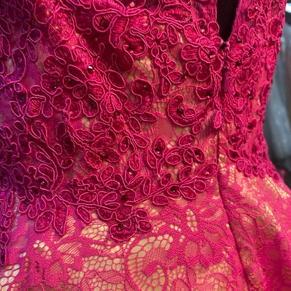 ABBY PARIS PINK SHORT STYLE DRESS - Picture 6 of 8